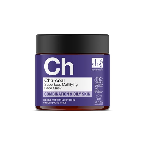Dr Botanicals Holzkohle Superfood Mattierende Gesichtsmaske 60ml - Image 1