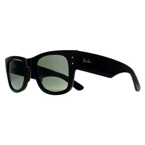 Ray-Ban Square Unisex Poliert Schwarz Grün Polarisiert RB0840S Mega Wayfarer - Image 2