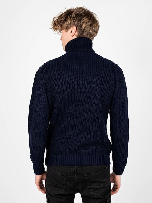 Xagon Man Pullover Herren dunkelblau - Image 4