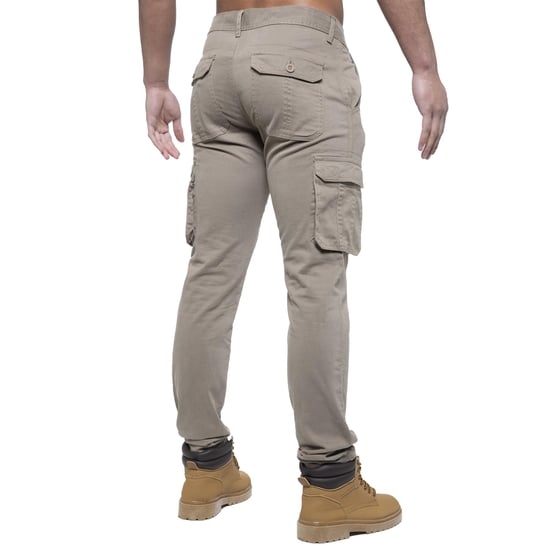Enzo | Herren Cargo-Hose - Beige - Image 4