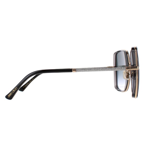 Jimmy Choo Quadratische Damen Gold Grau Dunkelgrau Farbverlauf JAYLA/S - Image 4