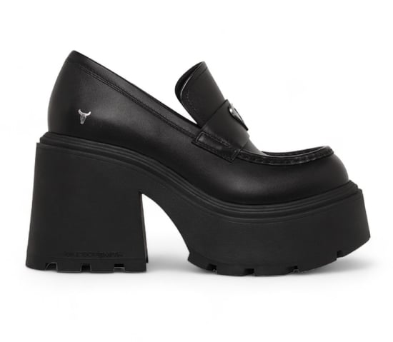 Windsor Smith Schwarze Leder Plateauschuhe - Spolied - Image 1