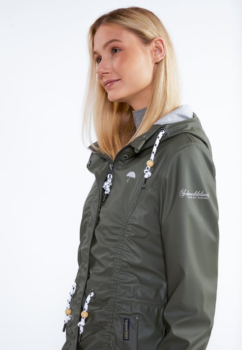 Schmuddelwedda Regenmantel Damen oliv - Image 5