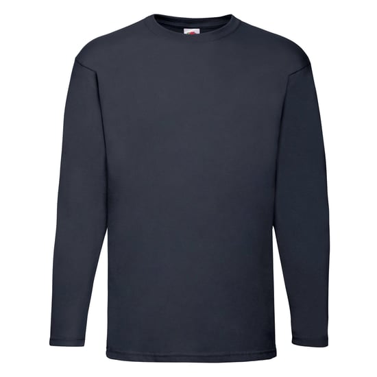 Fruit of the Loom - "Valueweight" T-Shirt für Herren Langärmlig (Marineblau) - Image 1