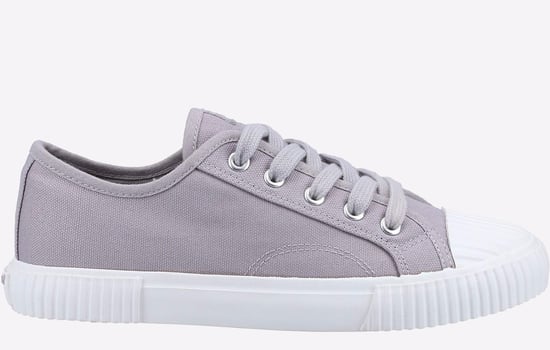 Hush Puppies Brooke Stoff Damen Graue Turnschuhe - Image 1