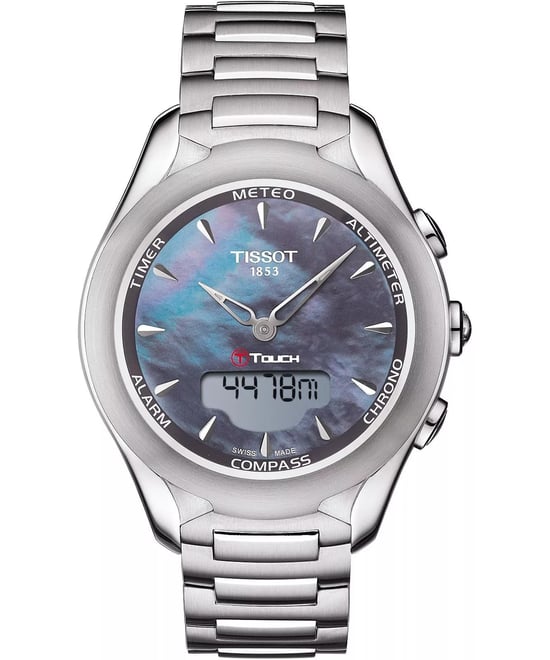 Tissot T-Touch Solar Damenarmbanduhr Silber T0752201110101 - Image 1
