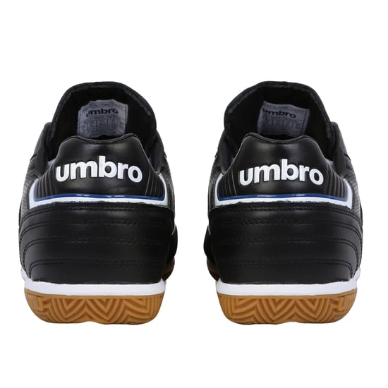 Umbro Herren Speciali Eternal Team NT Leder-Turnschuhe (Schwarz/Weiß/Königsblau) - Image 2