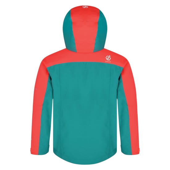 Dare 2B - Veste imperméable AVAIL - Enfant (Vert/ Orange) - Image 2