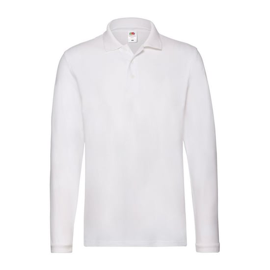 Fruit of the Loom - Poloshirt für Herren Langärmlig (Weiß) - Image 1