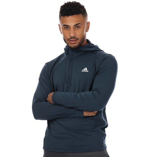 Sweat capuche Golf Primegreen adidas Pour Homme en Bleu Marine - Image 1