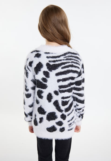 Mymo Strickpullover Mädchen weiss - Image 4