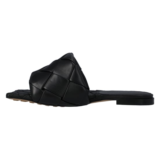 Bottega Veneta Lido Flache Sandale schwarz - Image 5