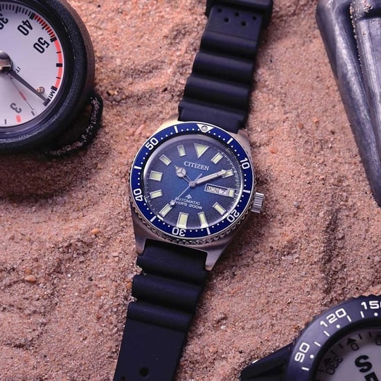 Citizen Promaster Marine Herren Schwarz Uhr NY0129-07LE - Image 6