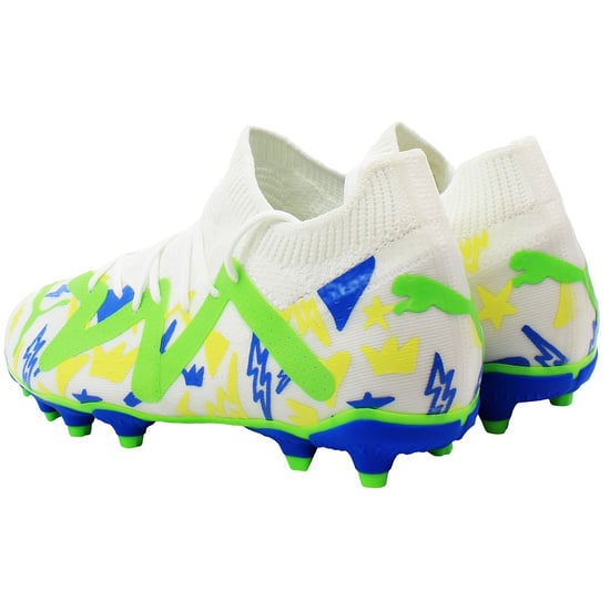 Puma Future Match x Neymar FG/AG Kinder Fußballschuhe Weiß - Image 3