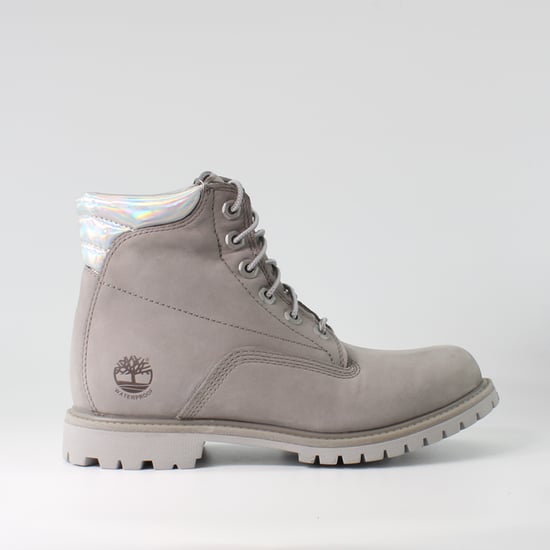 Timberland Waterville Grau Nubukleder Damen Schnürstiefel A2ADF - Image 1