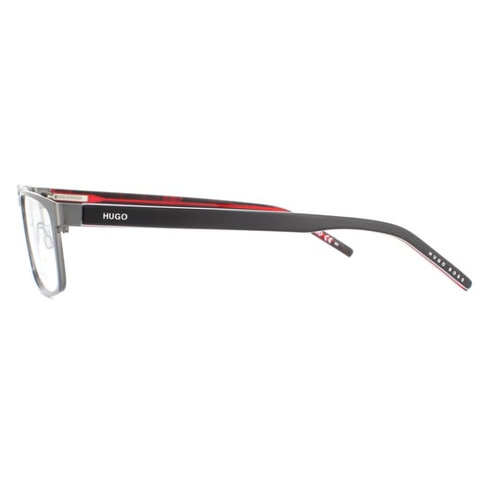 Hugo von Hugo Boss Brillenfassung HG 1075 R80 semi-matt dunkles Ruthenium Herren - Image 3
