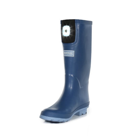 Regatta Womens/Ladies Fairweather Shine LED Wellington Boots (Slate Blue)