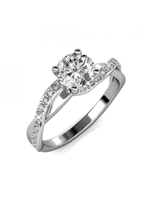 Eleanor Ring - Silber und Kristall - Image 1
