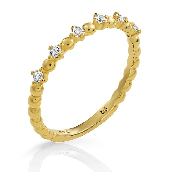 Orphelia 'Signature' Women's 925 Sterling Silver Ring - Gold ZR-7535/G