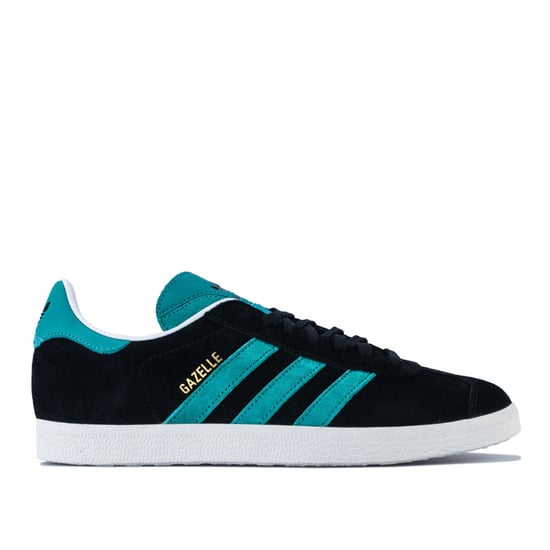 adidas Originals Gazelle Trainers in Black Green