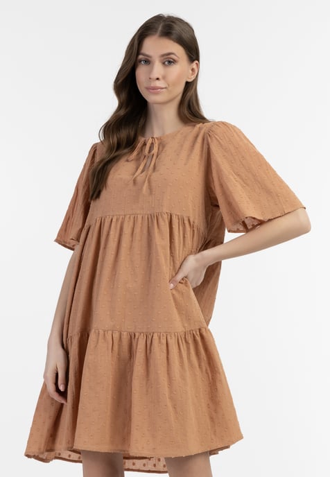 Dreimaster Kleid Damen hellrost - Image 3
