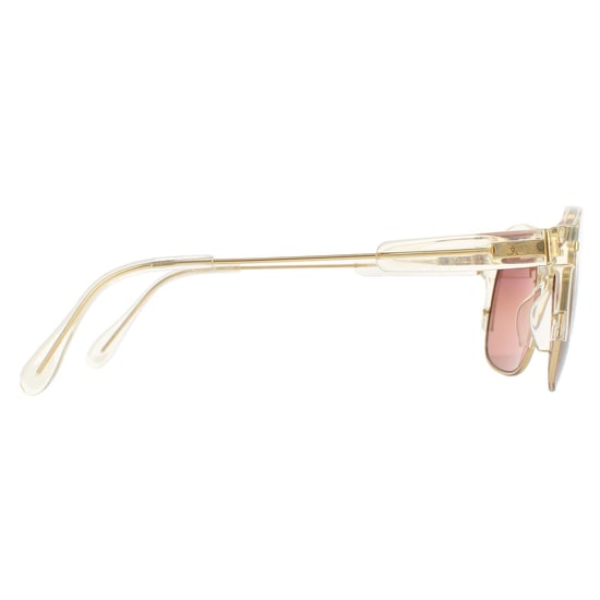 Serengeti Semi Rimless Womens Gold Champagne Polarized Drivers Gradient  Vinita