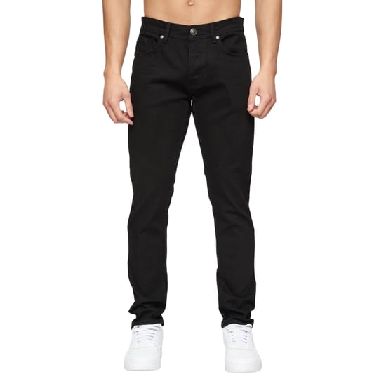 Crosshatch - "Buraca" Jeans für Herren (Schwarz) - Image 1
