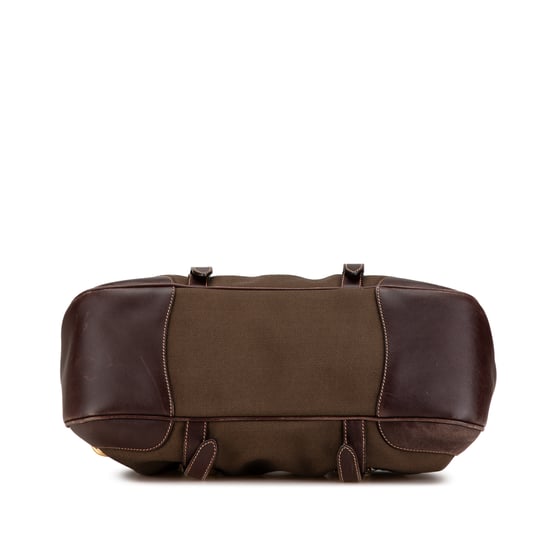 Vintage Prada Canapa Logo Schulranzen Braun - Image 3