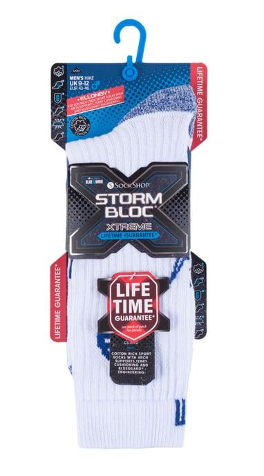 Storm Bloc Herren Anti-Abrieb Baumwolle Sport Terry gepolstert Socken - Image 2