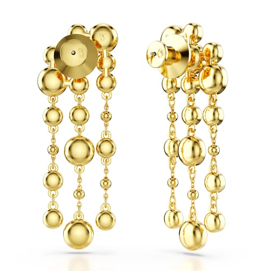 Swarovski 'Imber' Damen Ohrringe aus vergoldetem Metall mit Tropfenform - Gold 5680093 - Image 4
