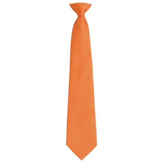 Premier - "Colours Fashion" Krawatte Zum Anklemmen für Herren/Damen Unisex (Orange) - Image 1