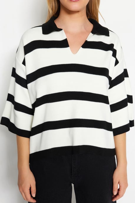Trendyol Femmes Chemise polo Bras bas  Chandail - Image 4