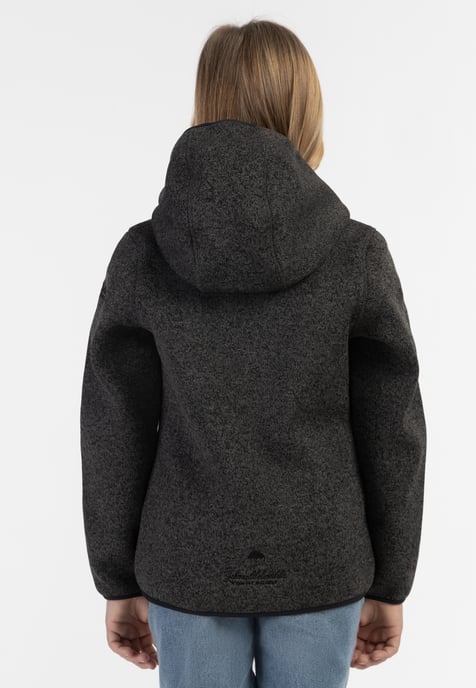 Schmuddelwedda Strickfleeceblouson für Mädchen Mädchen (Kids) grau melange - Image 5