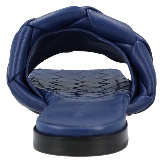 Bottega Veneta Lido Flache Sandale blau - Image 4