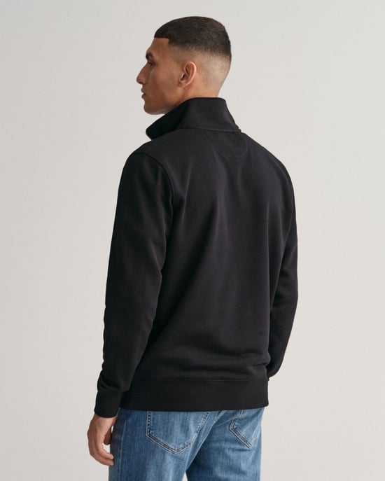 Gant Regular Shield Half Zip Sweat Sweatshirt - Image 2