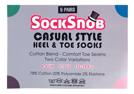 Sock Snob® - Socken für Damen aus weicher Baumwolle im Multipack - Image 2