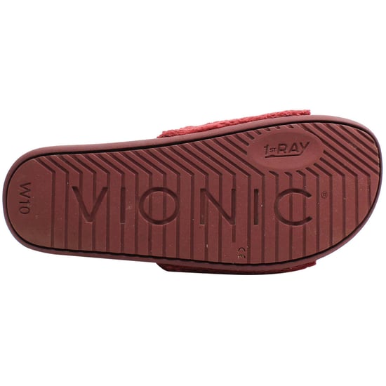 Vionic Keira Shearling Damen Rote Slider - Image 2