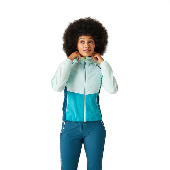 Regatta Womens/Ladies Steren II Hybrid Jacket (Bleached Aqua/Tahoe Blue)