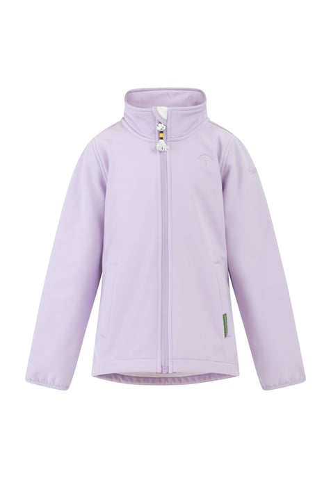 Schmuddelwedda Softshelljacke - recyceltes Material Mädchen Helllavendel-280 - Image 1