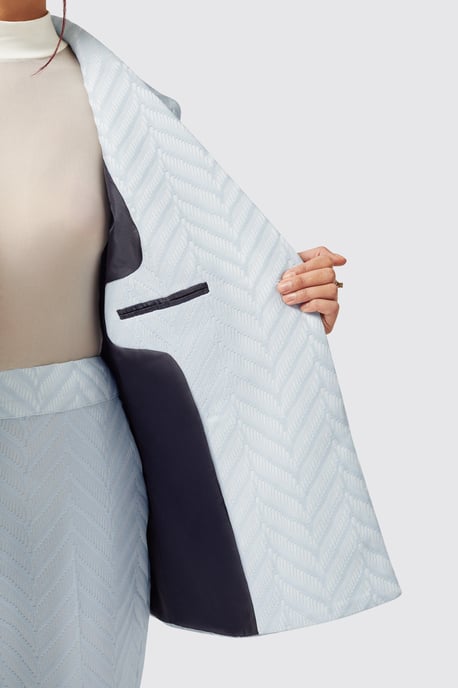 Iris Slim Fit Blue Jacket