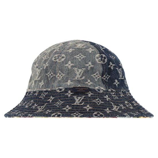Louis Vuitton Monogram-Teppich Wendbare Bucket Hat in Blaue Denim - Image 1