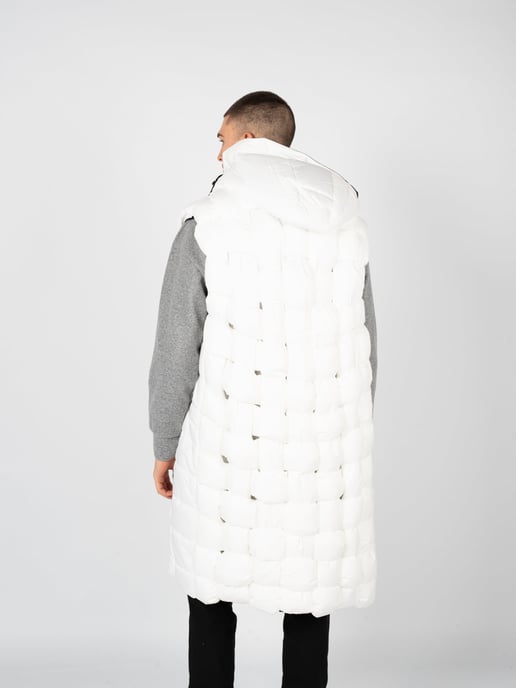 La Haine Inside Us Vest Unisex-LW548 Woman's White