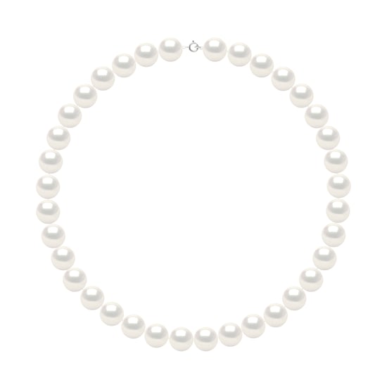 Necklace - Row of Real Cultured Freshwater Pearls Round 12-13 mm