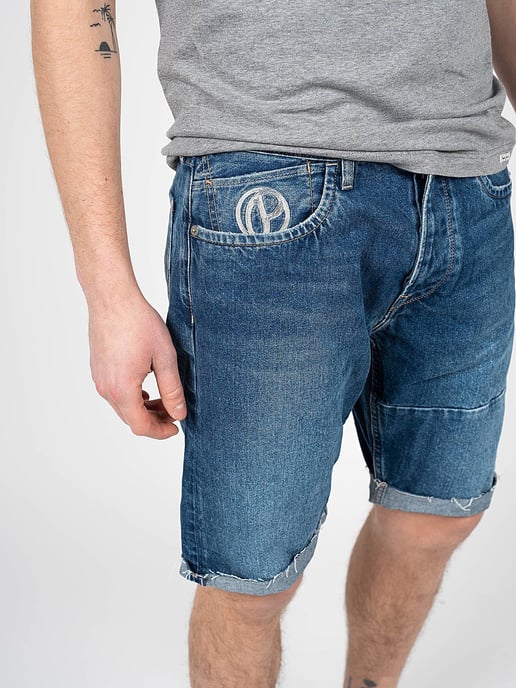 Pepe Jeans Shorts Callen Reclaim Herren blau - Image 6