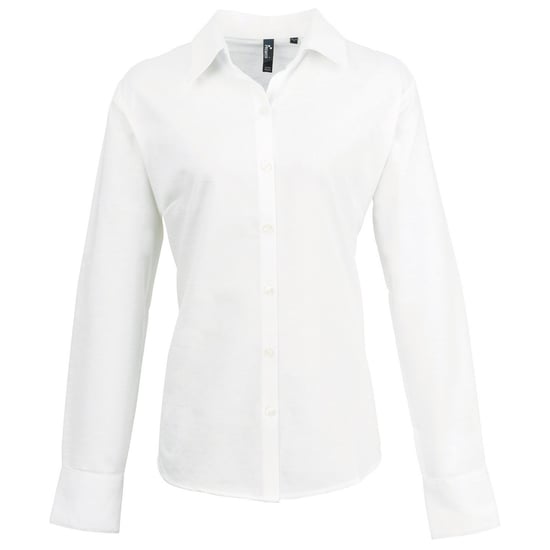 Premier - "Signature" Hemd für Damen Langärmlig (Weiß) - Image 1