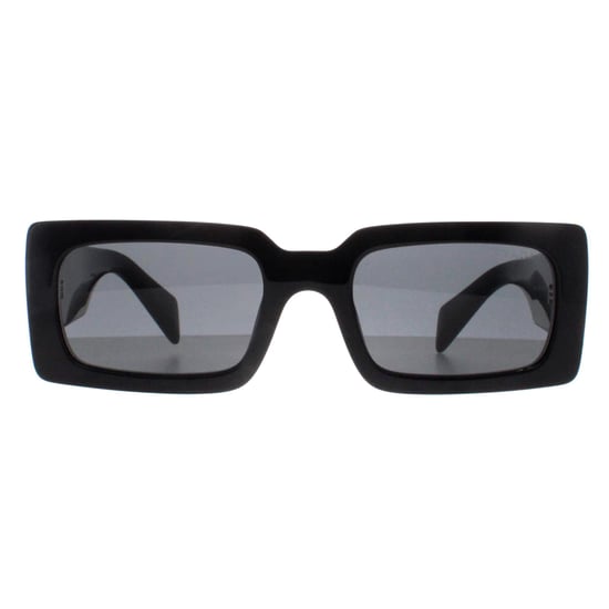 Prada Rectangle Womens Black Dark Grey PRA07S