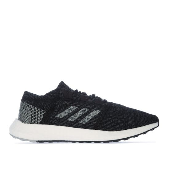 Men's adidas Pureboost Go Running Shoes in Black Grey