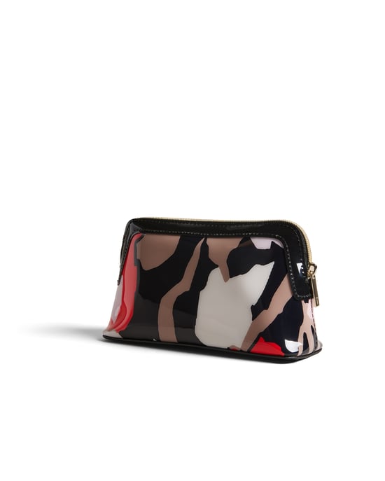 Ted Baker Camii Retro Flood Printed Make Up Bag, Black