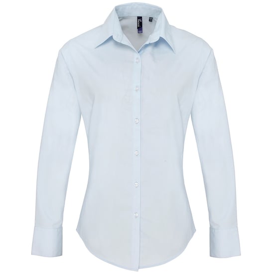 Premier - "Supreme" Formelles Hemd für Damen Langärmlig (Hellblau) - Image 1