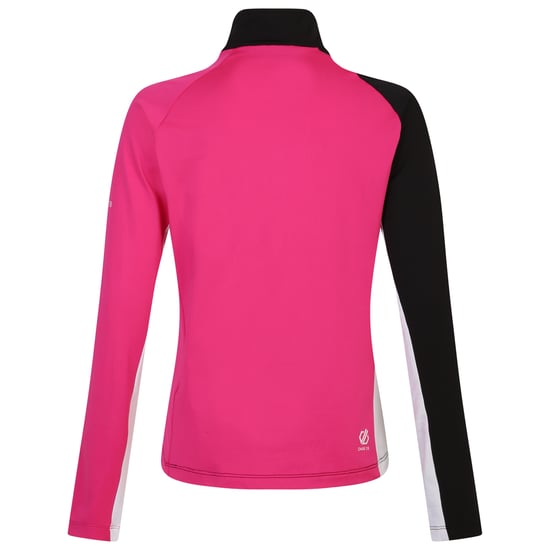 Dare 2B Womens/Ladies Ice Core Stretch Midlayer (Pure Pink/Black)